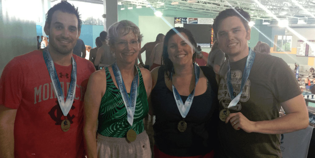 The frank Agency swim team, 2016 Kansas City Corporate Challenge