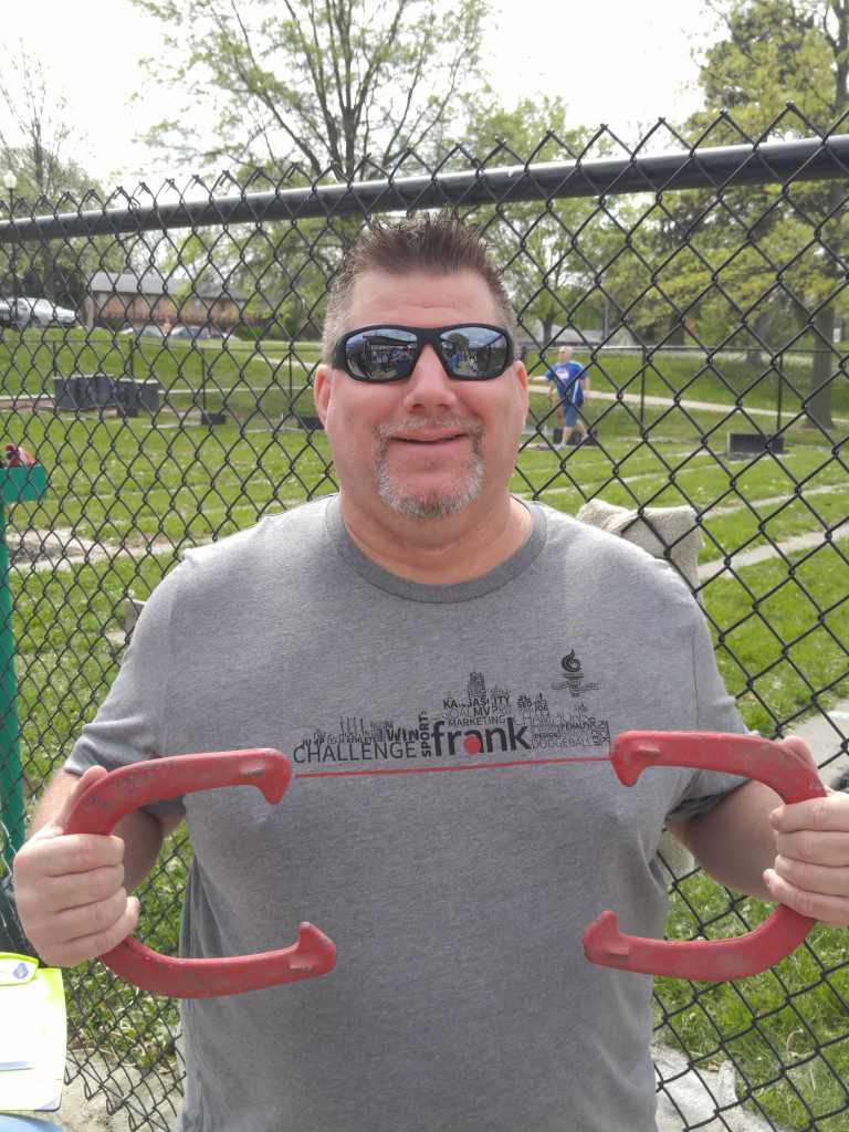 Shawn Sproul at the 2016 Kansas City Corporate Challenge horseshoes event