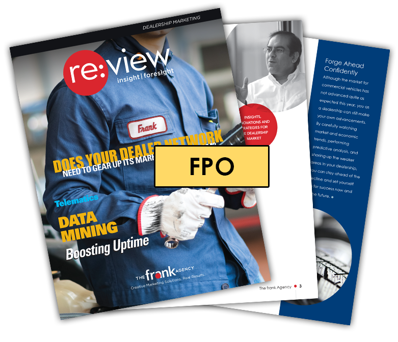 Review Insight-Foresight Magazine on Dealership Marketing
