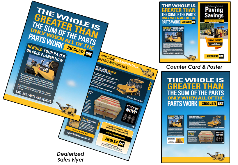 CAT Truck Engines marketing materials
