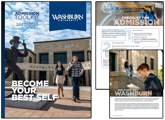 Washburn University Student Recruitment campaign