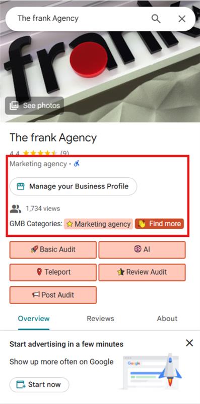 Adding relevant categories to GMB