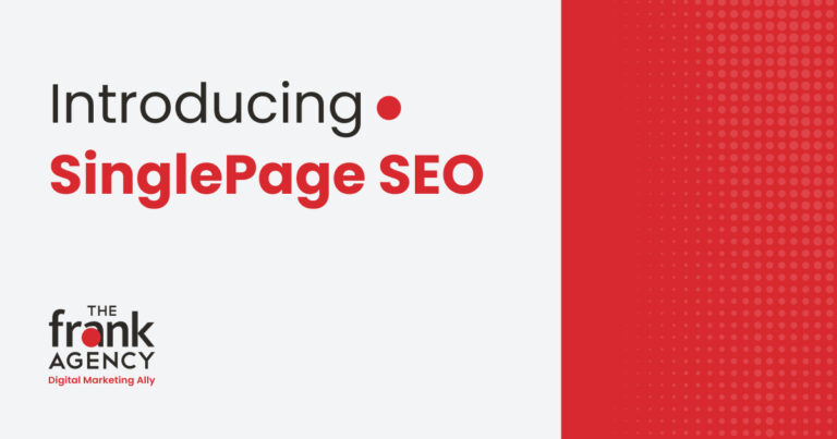 Introducing SinglePage SEO by The frank Agency